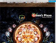 Tablet Screenshot of greenspizza.com.pe